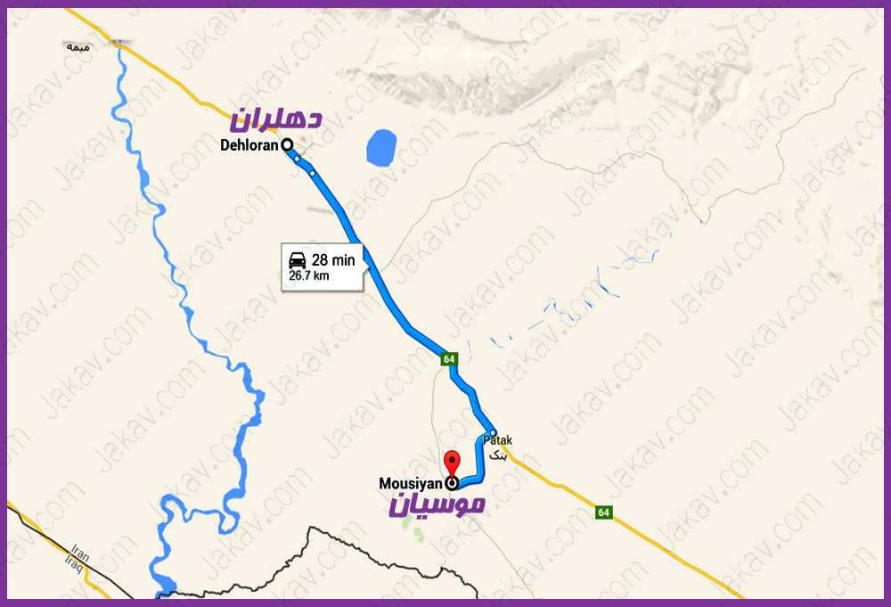 دهلران به موسیان | جاکاو - 1001 مسیر گردشگری